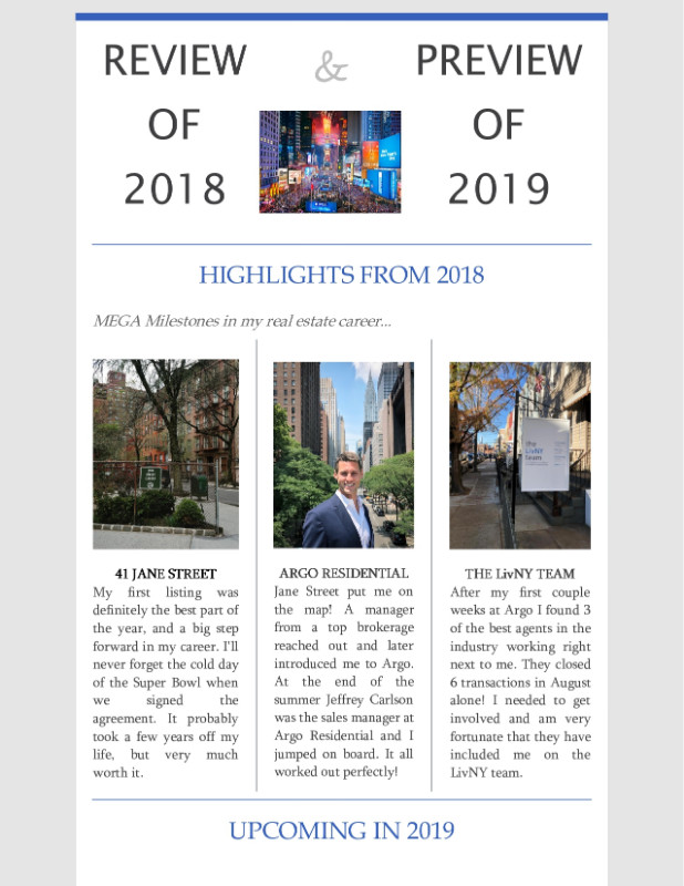 2018 Review & 2019 Preview