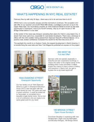 2019 February Newsletter