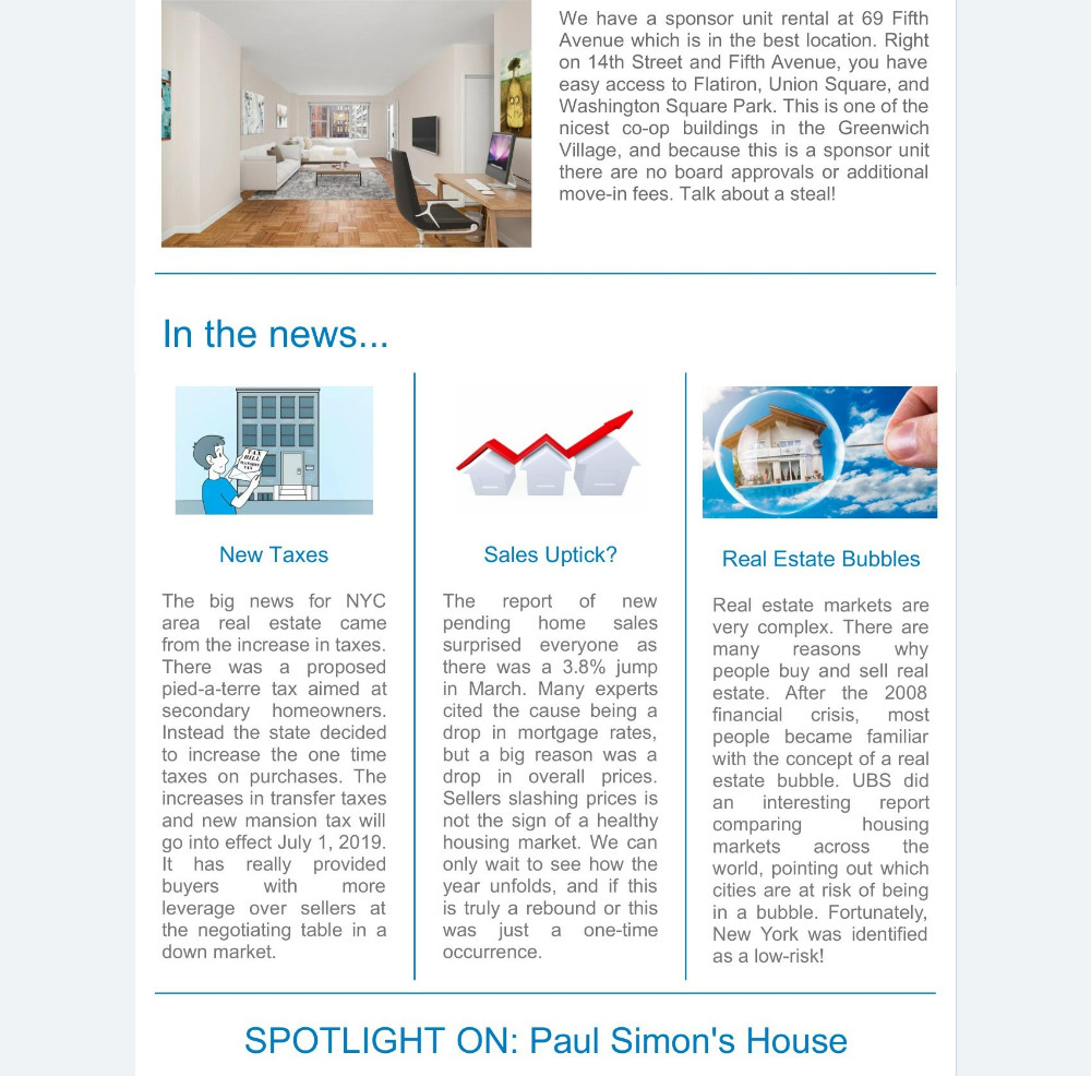 April 2019 Newsletter