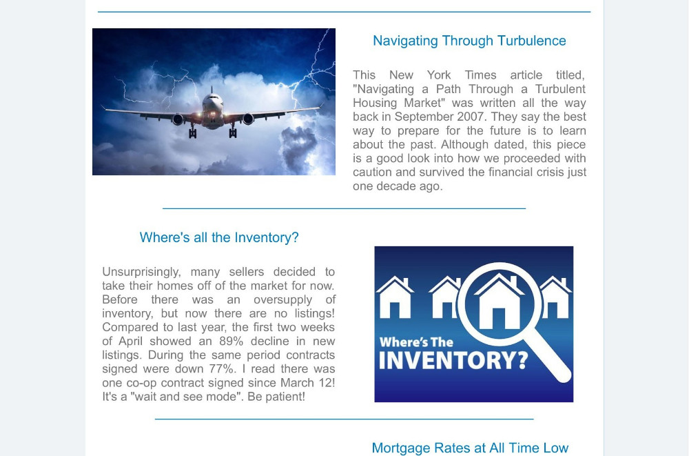 April 2020 Newsletter