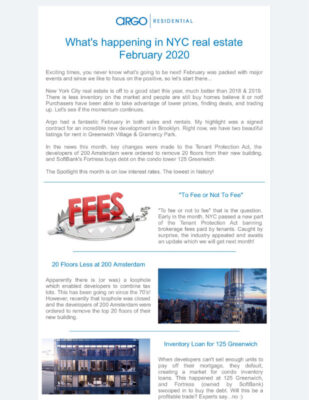 February 2020 Newsletter