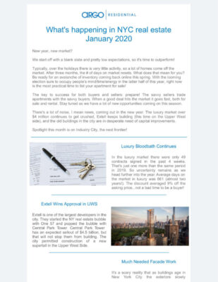 January 2020 Newsletter