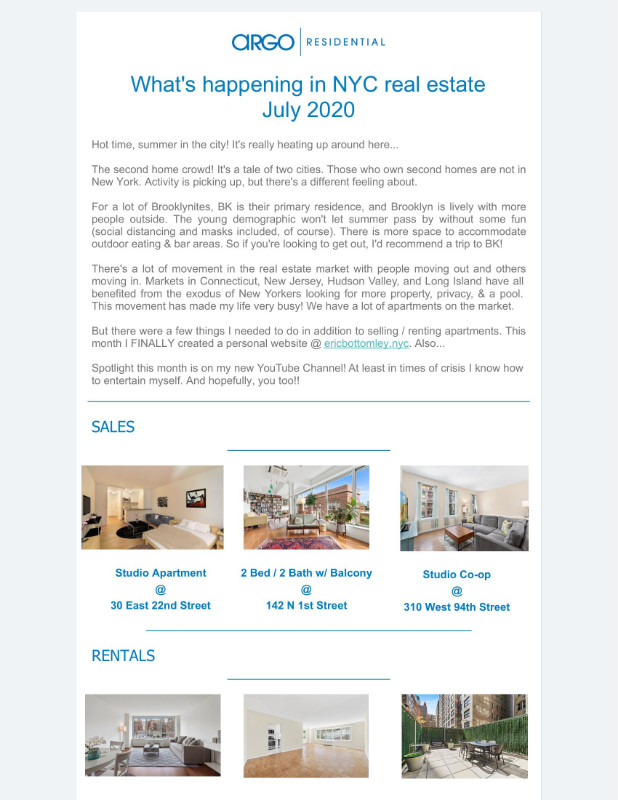 July 2020 Newsletter