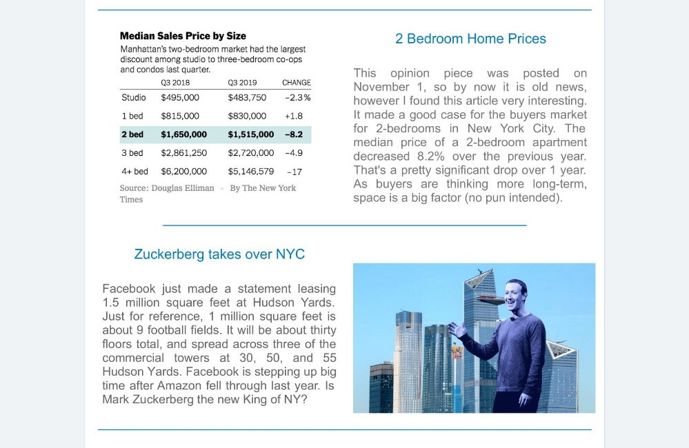 November 2019 Newsletter