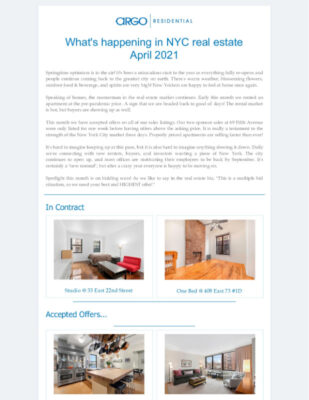 April 2021 news