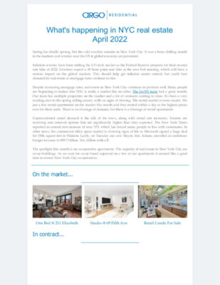 April 2022 news