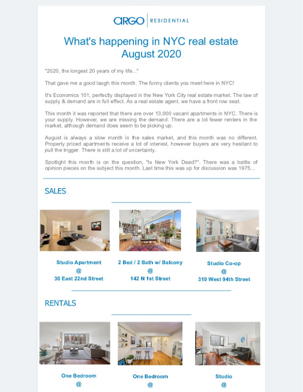 August 2020 news