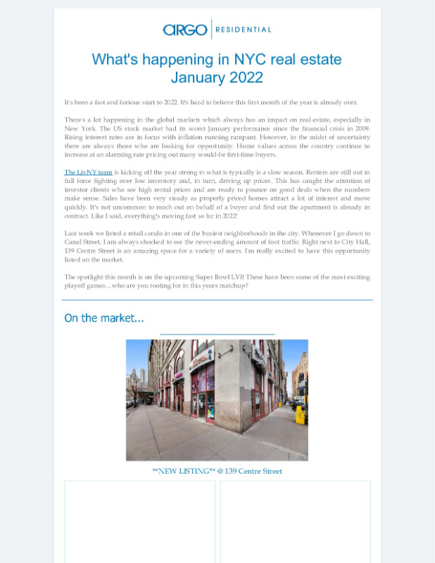 January 2022 news
