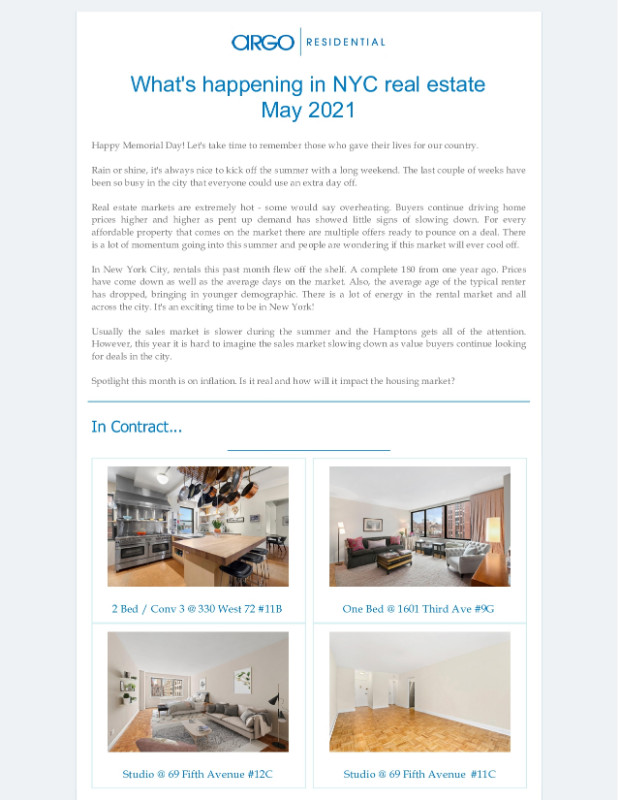 May 2021 news