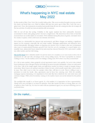 May 2022 news