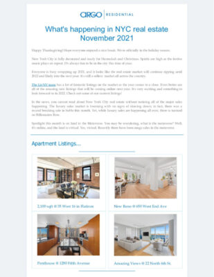 November 2021 news
