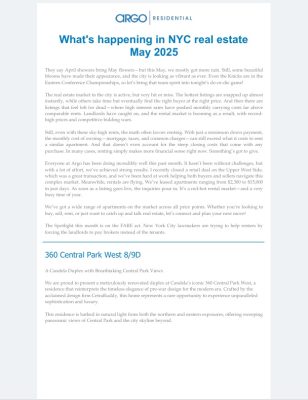 025 May Newsletter