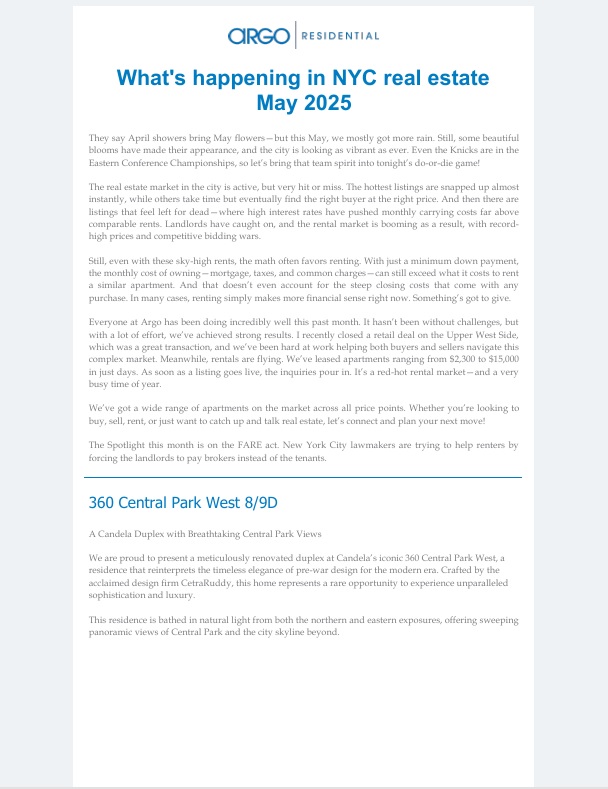 025 May Newsletter