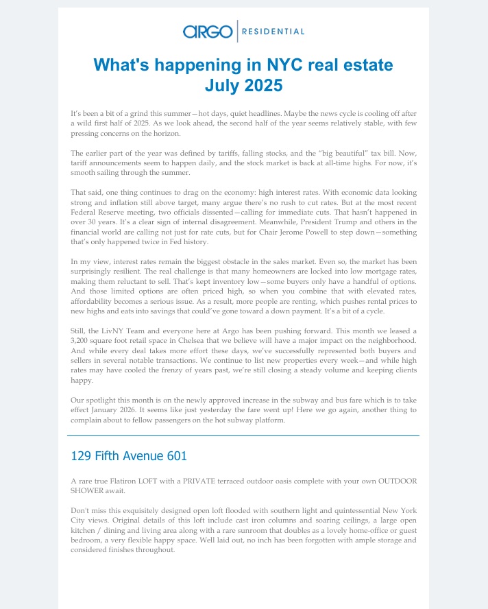 2025 July Newsletter